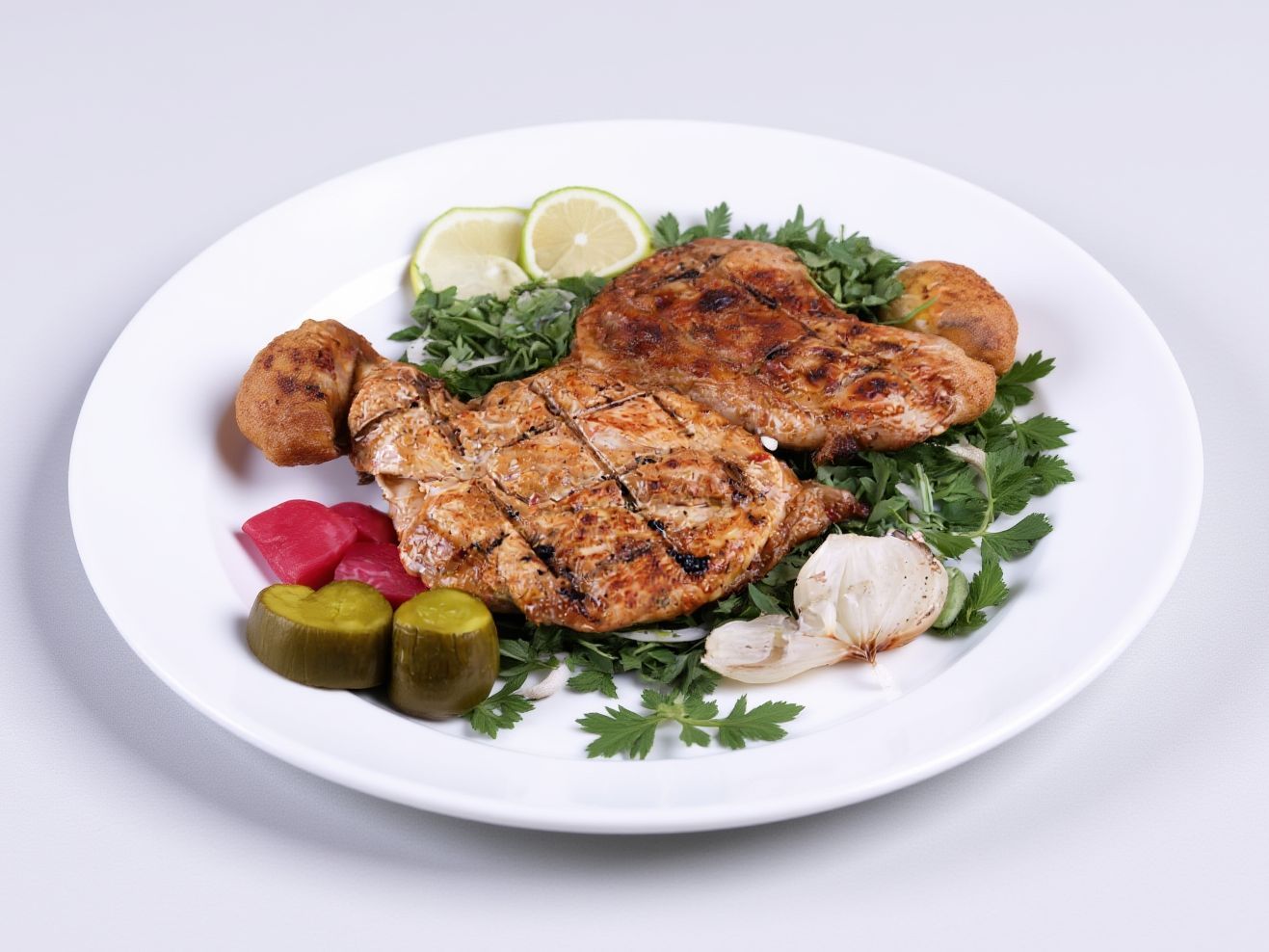Plain Charcoal Grilled Chicken