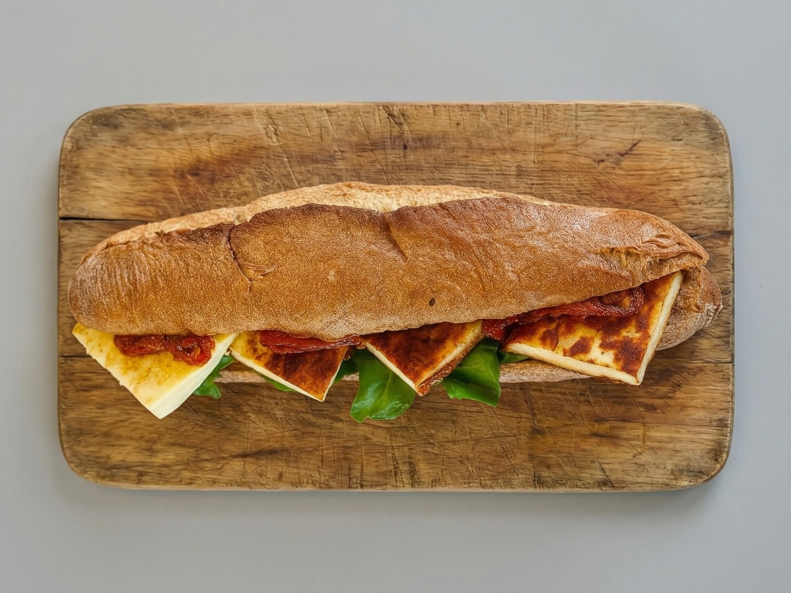 Halloumi Brown bread Sandwich