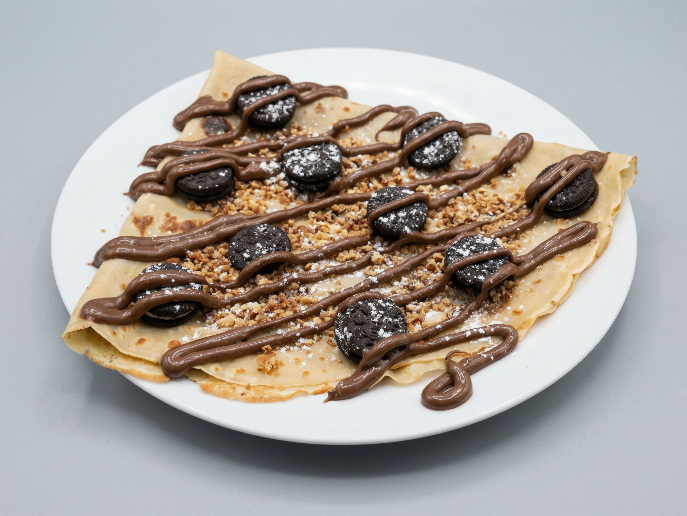 nutella oreo crepe