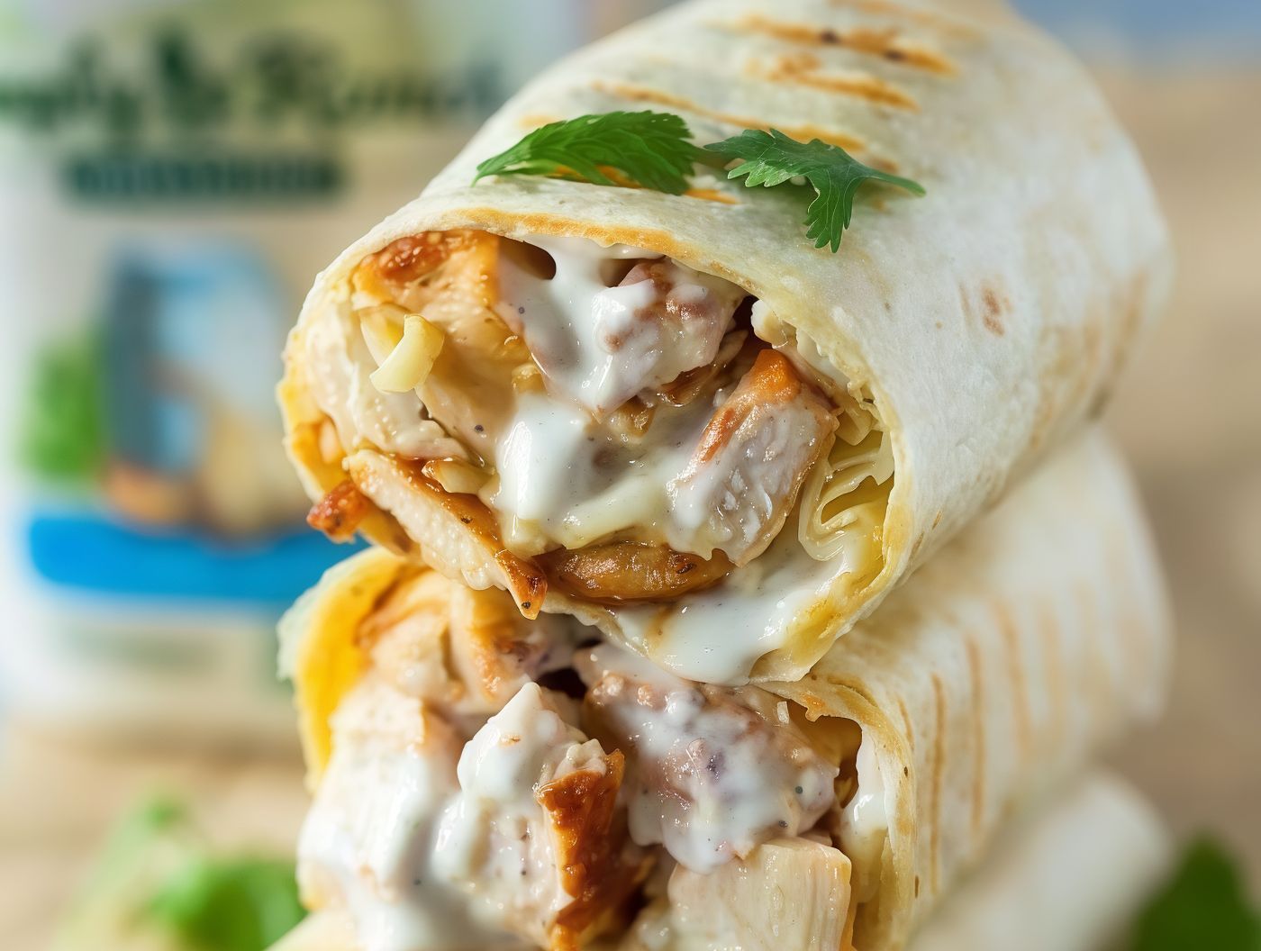 Fajita chicken wrap