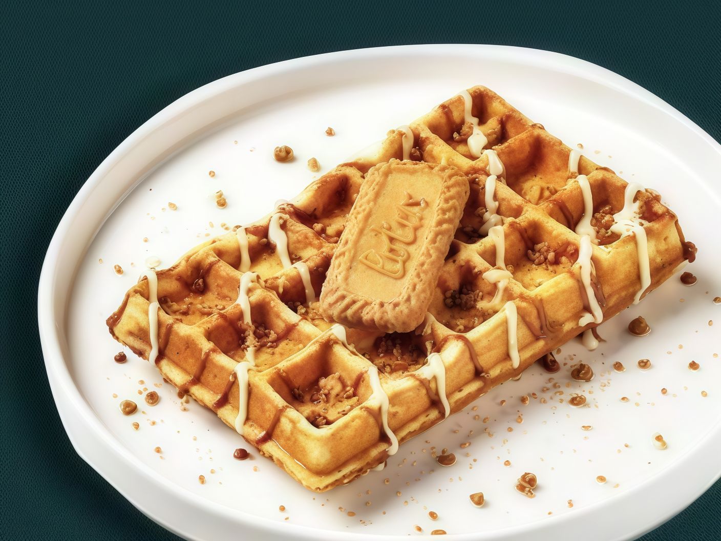 Lotus oreo waffle