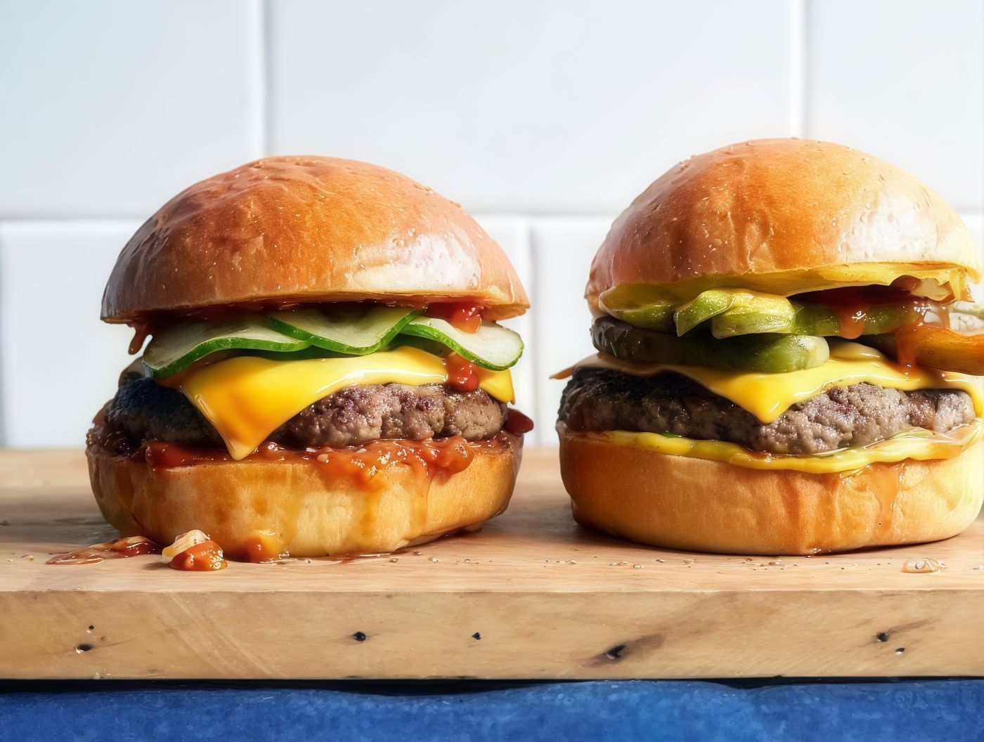 beef cheese burger