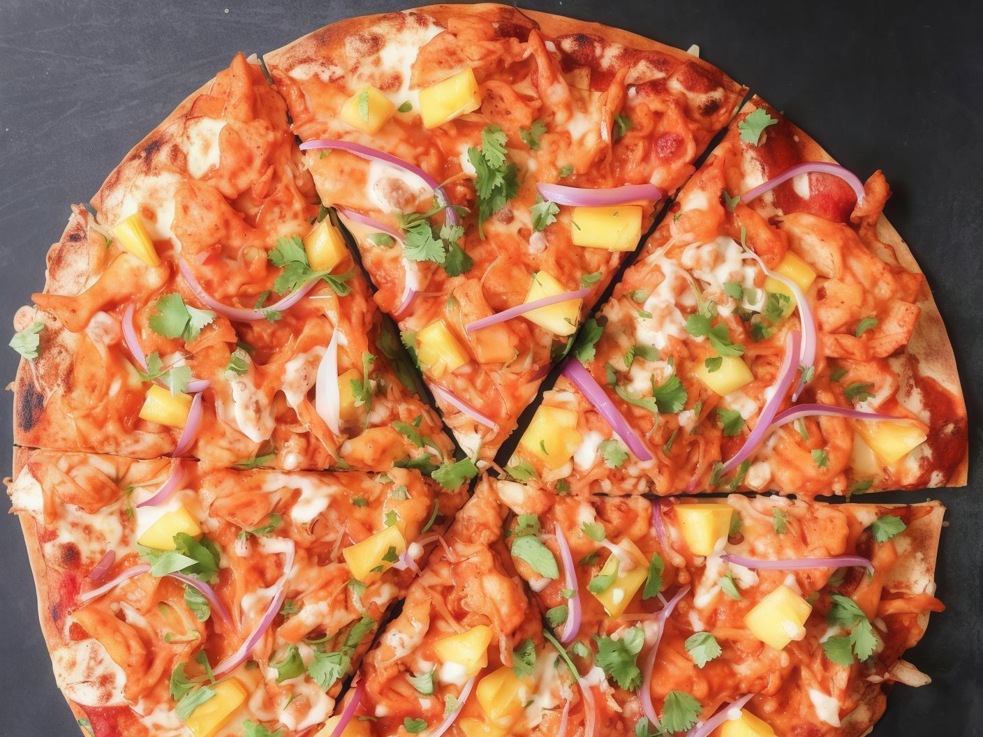 Mexican nachos pizza