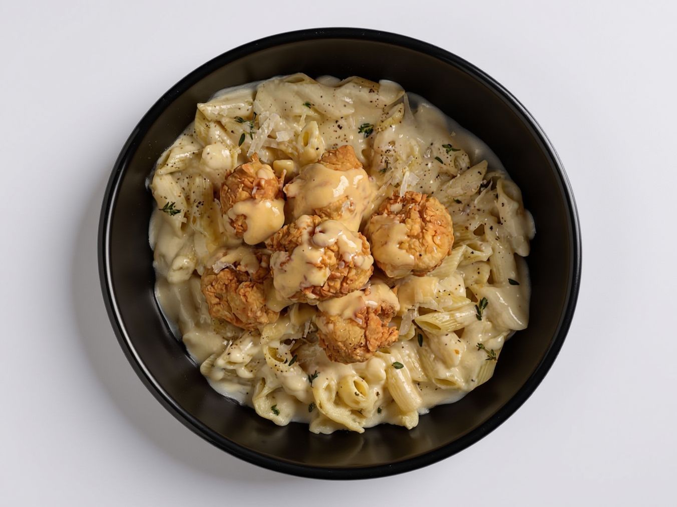 Cheesy crunchy chicken pasta