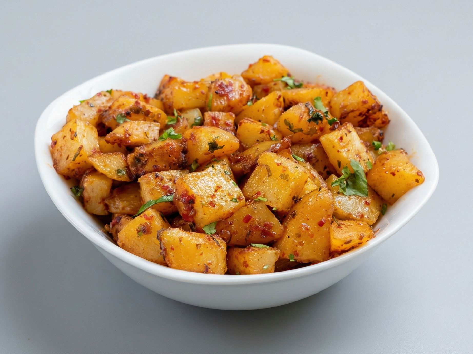 Spicy Potatoes With Coriander