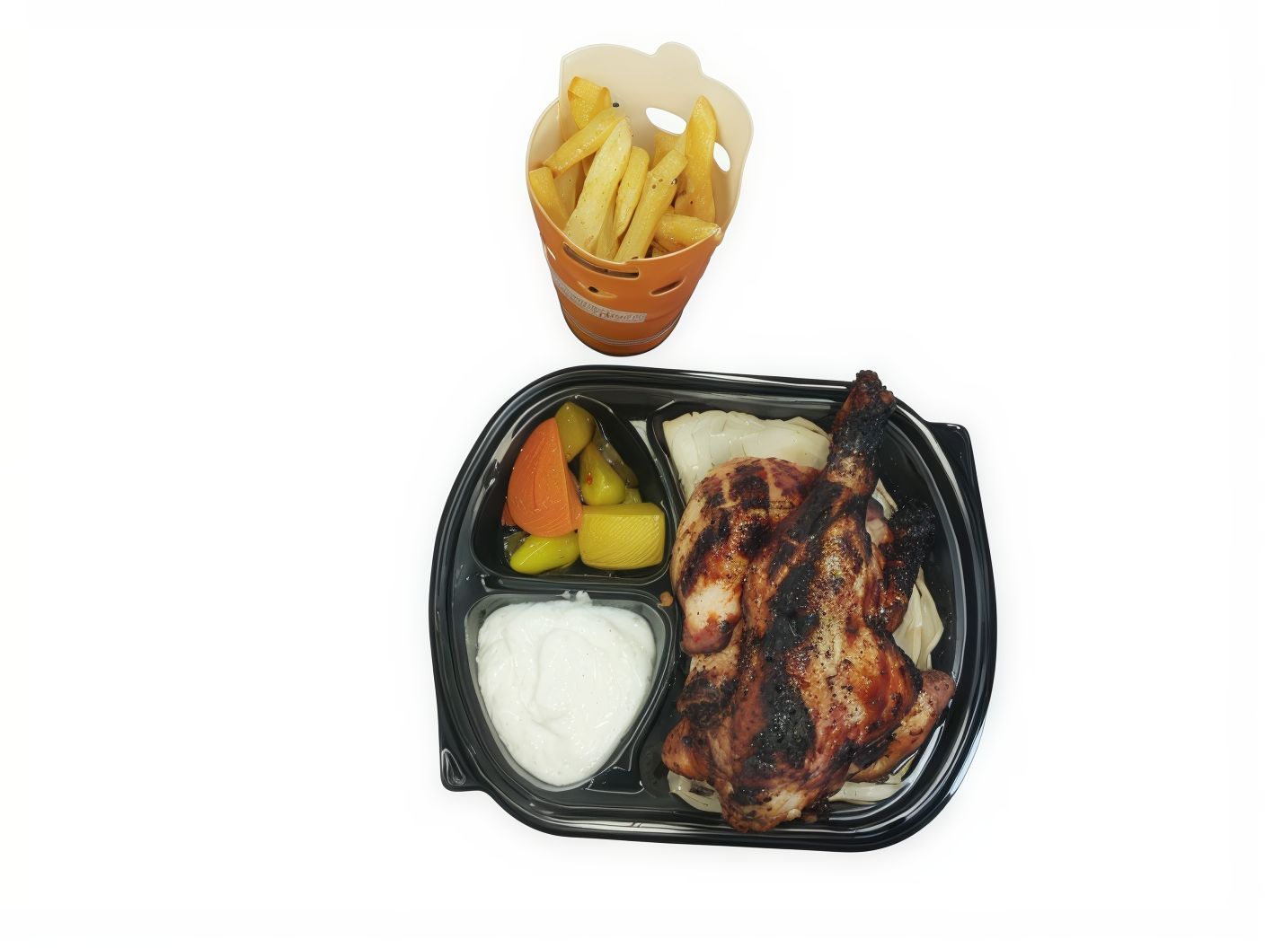 Half Charcoaled Chicken
