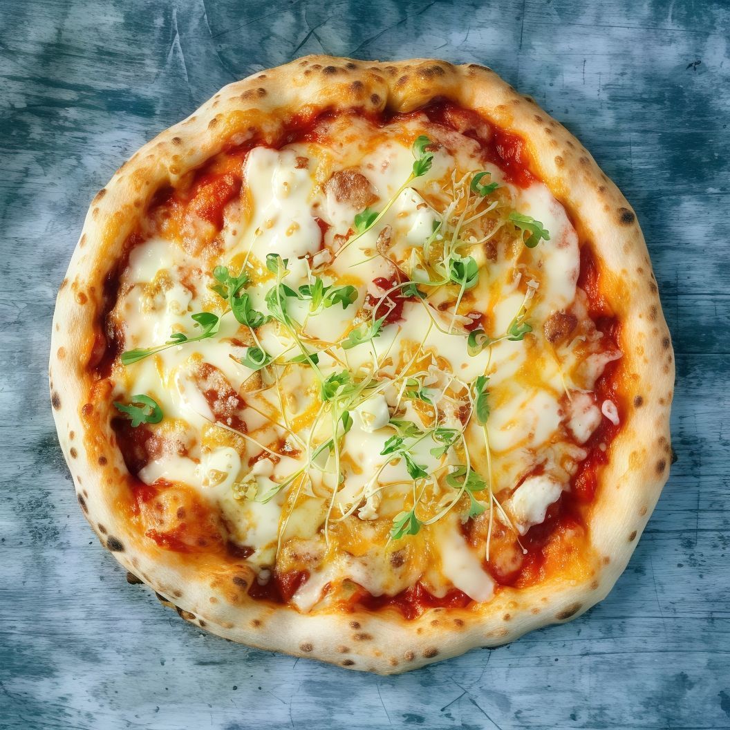 Mixed cheese pizza