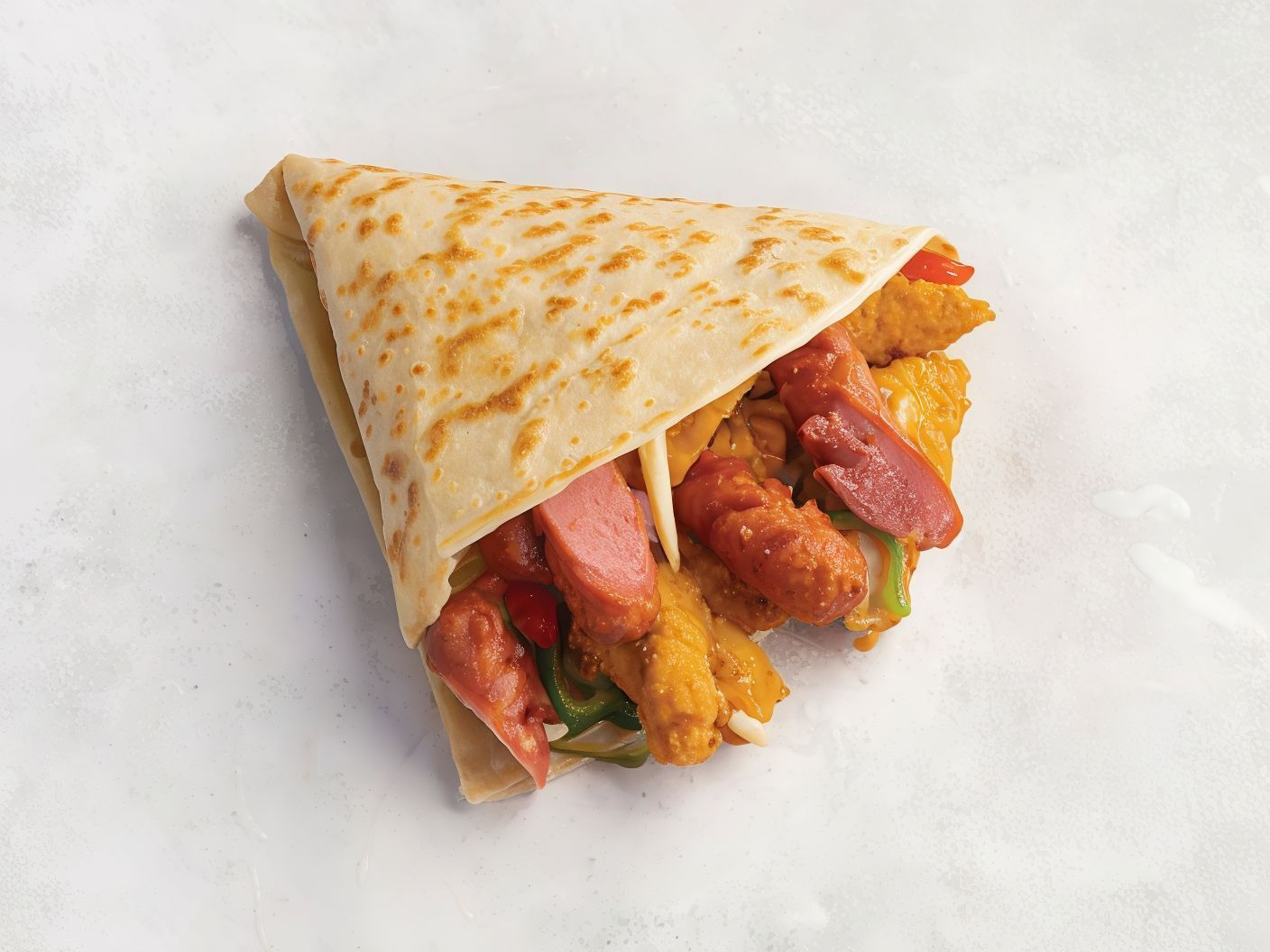 Hot Dog Crepe