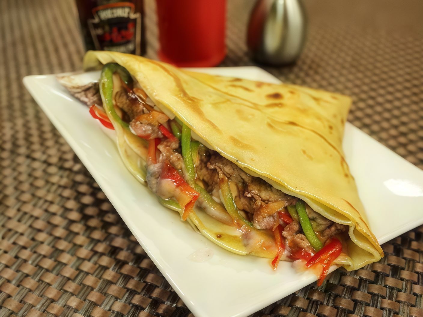 Beef Fajita Crepe