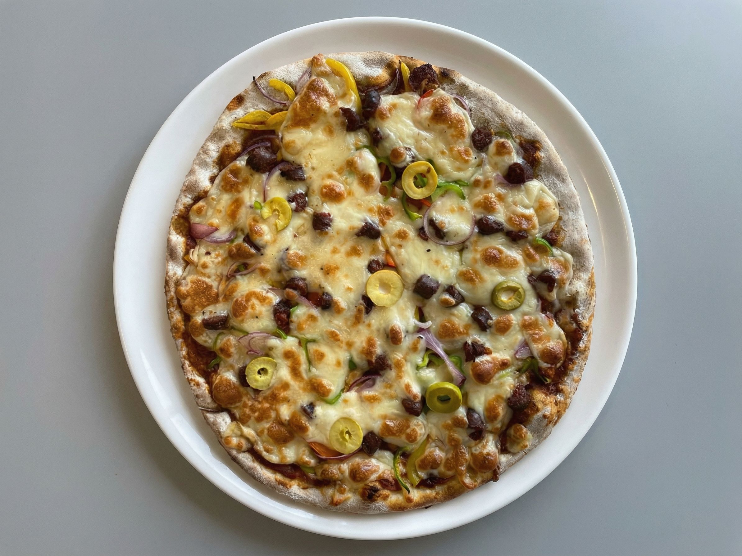 Beef Sausage Pizza