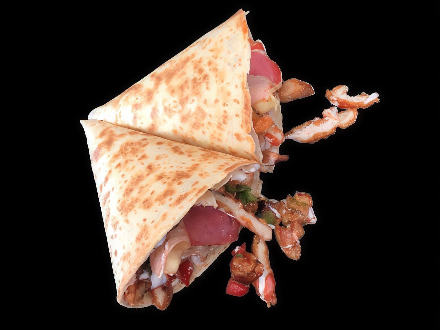 Buy A Large Chicken Cocktail Crepe And Get A Free Pepsi