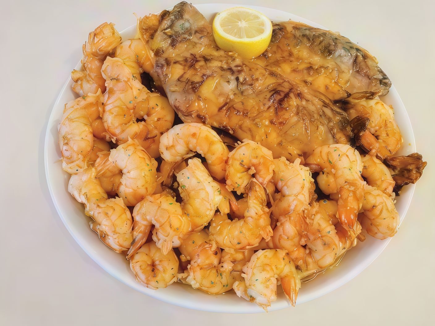3/4 mix shrimp and fillet