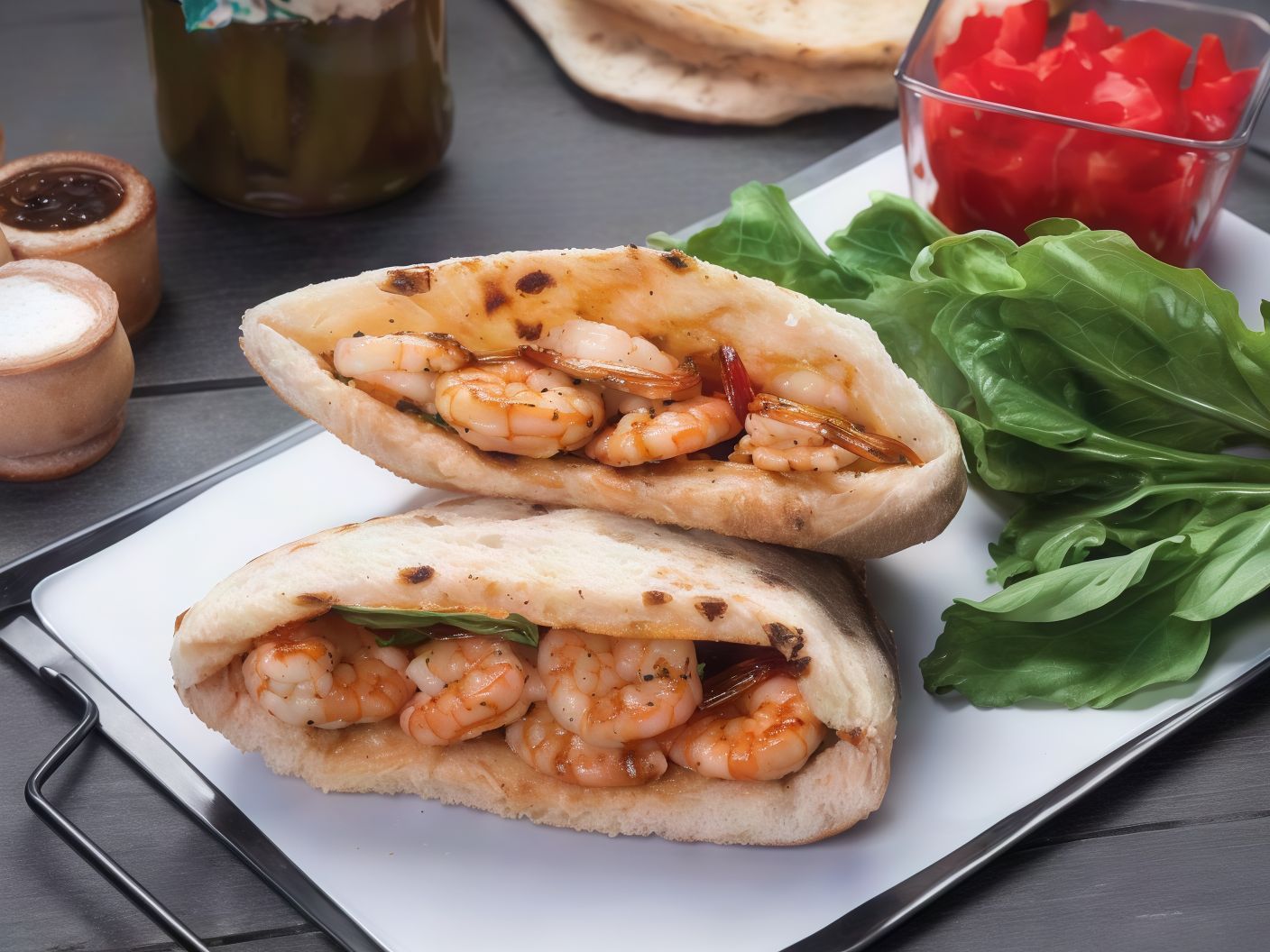 Shrimp and Fillet Mix Sandwich
