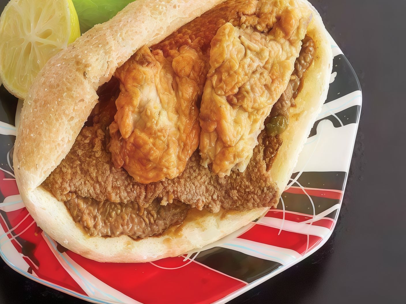 Mixed Liver and Brain Sandwich