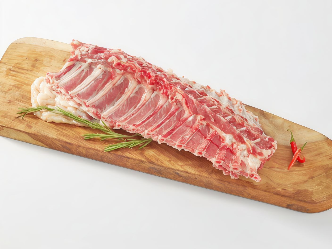 Raw lamb chops, half a kilo.
