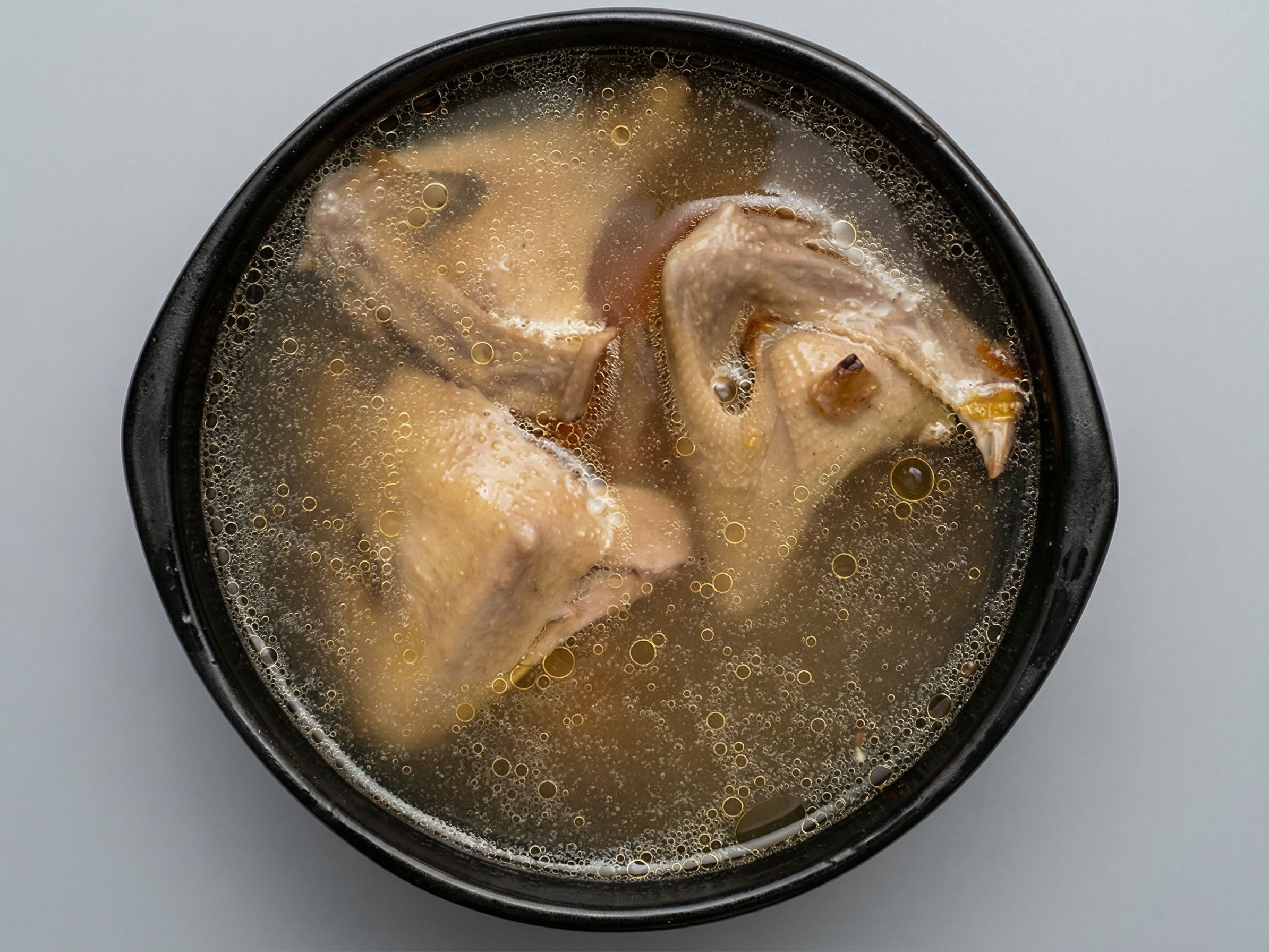 Plain pigeon soup