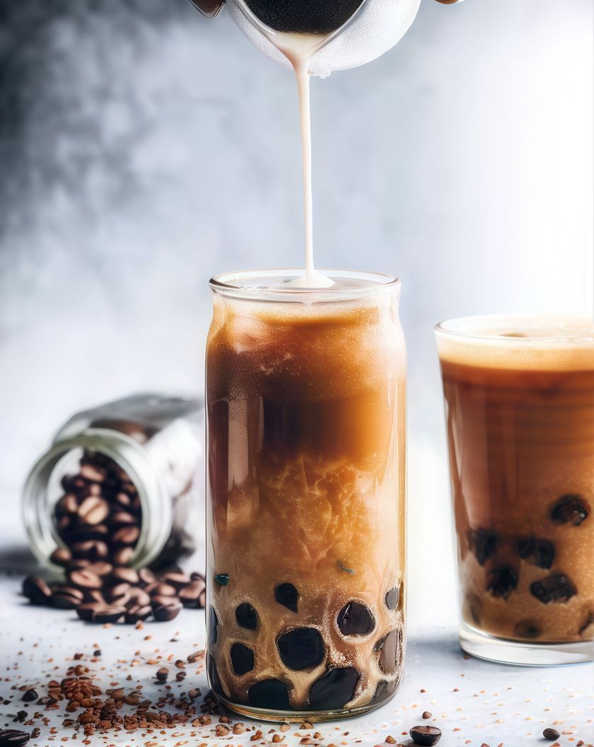 You Can Add Iced Boba Coffee
