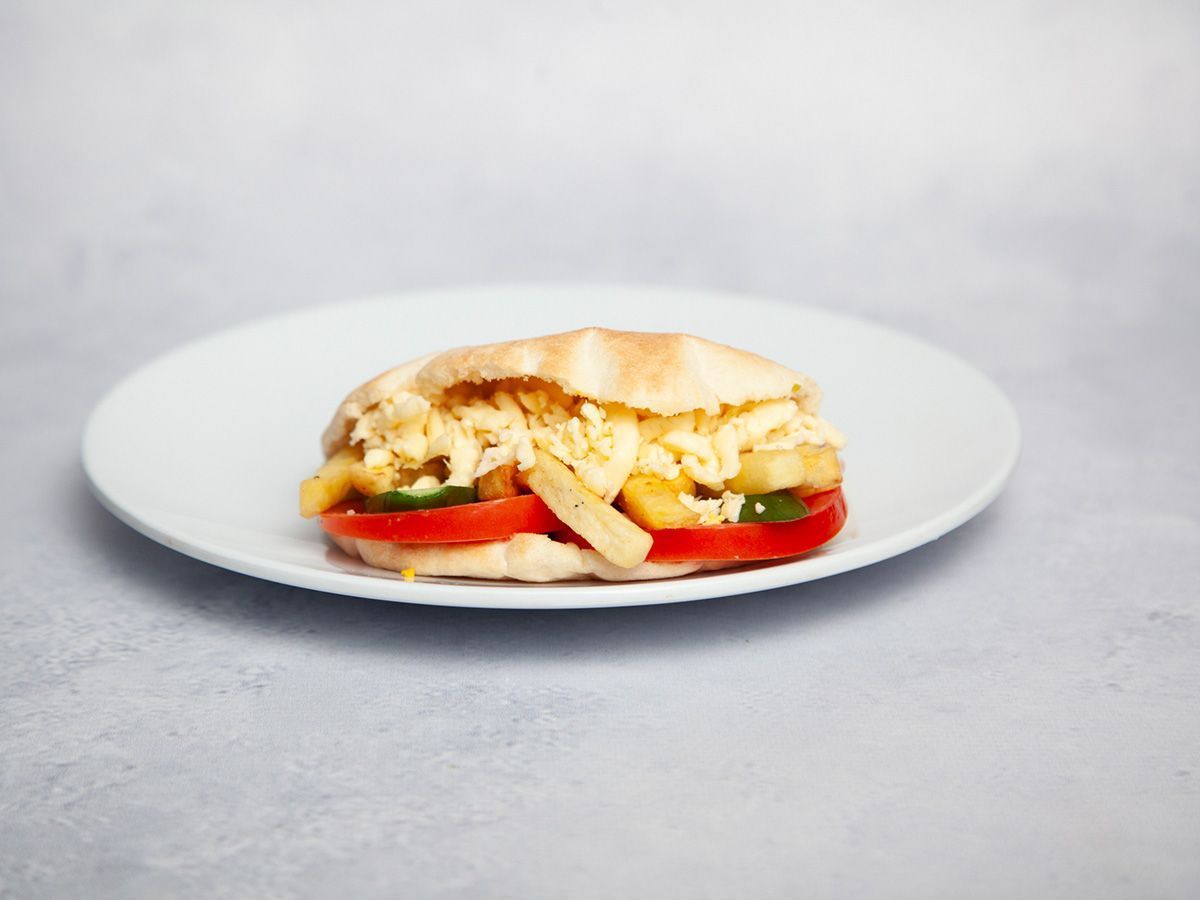 Fries With Mozzarella Sandwich