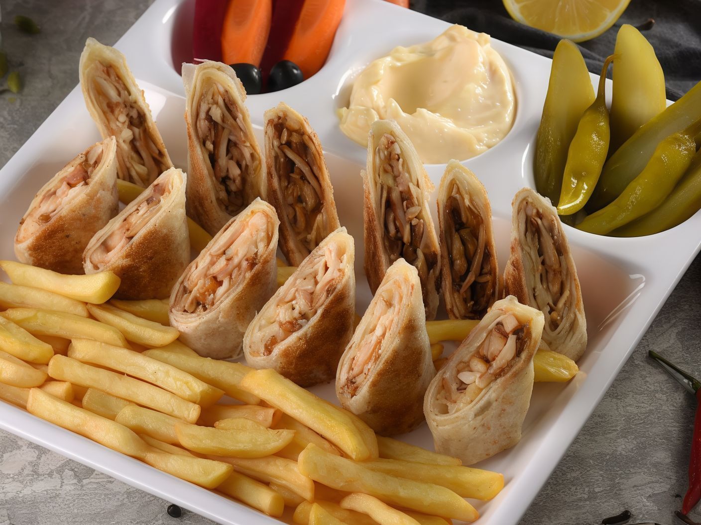 Double Arabic meal