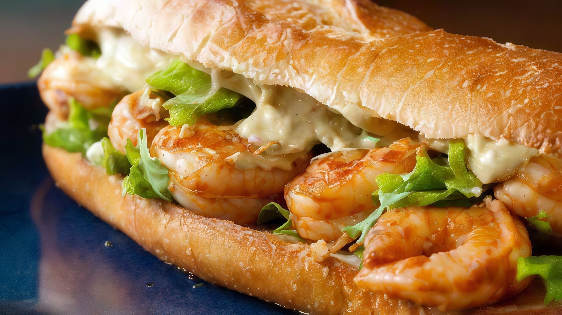 THE ULTIMATE SHRIMP SANDWICH