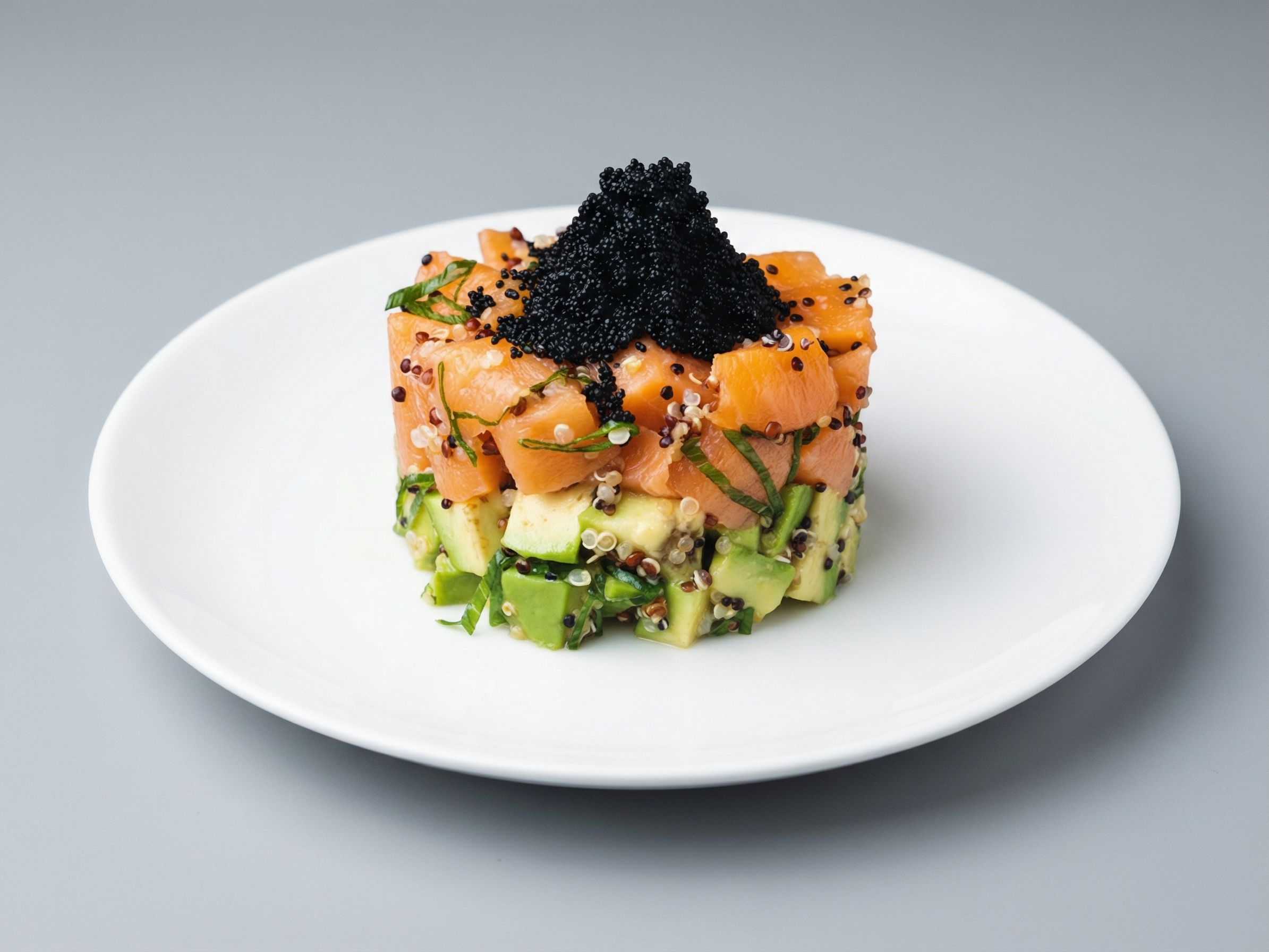 Quinoa Salmon Tartar