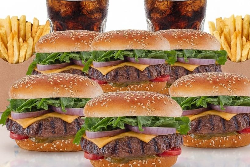 Box of 6 Cheese Burgers