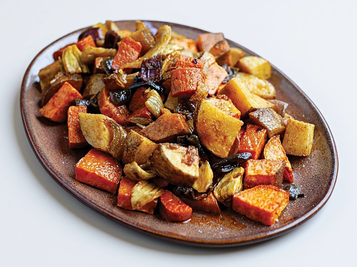 Grill Mix Vegetables Pan