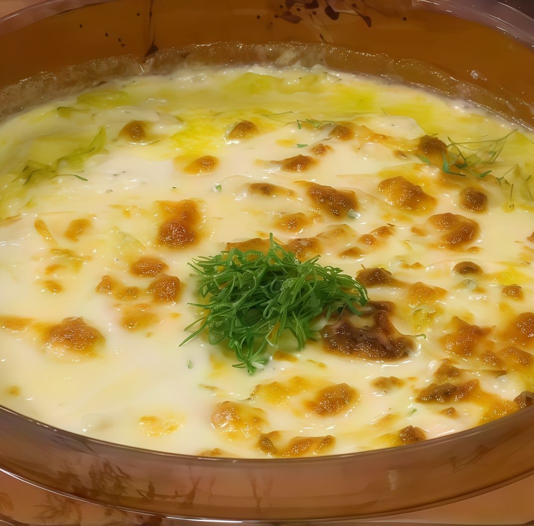 Roe Tagine with Creamy White Sauce