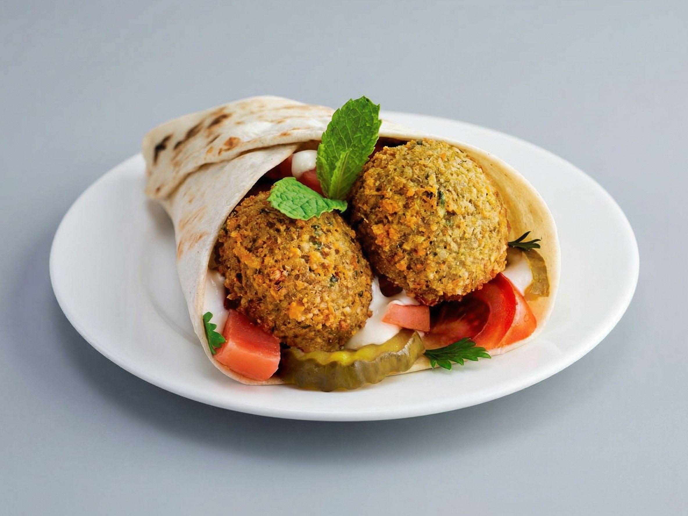 Falafel Foul Mix Sandwich