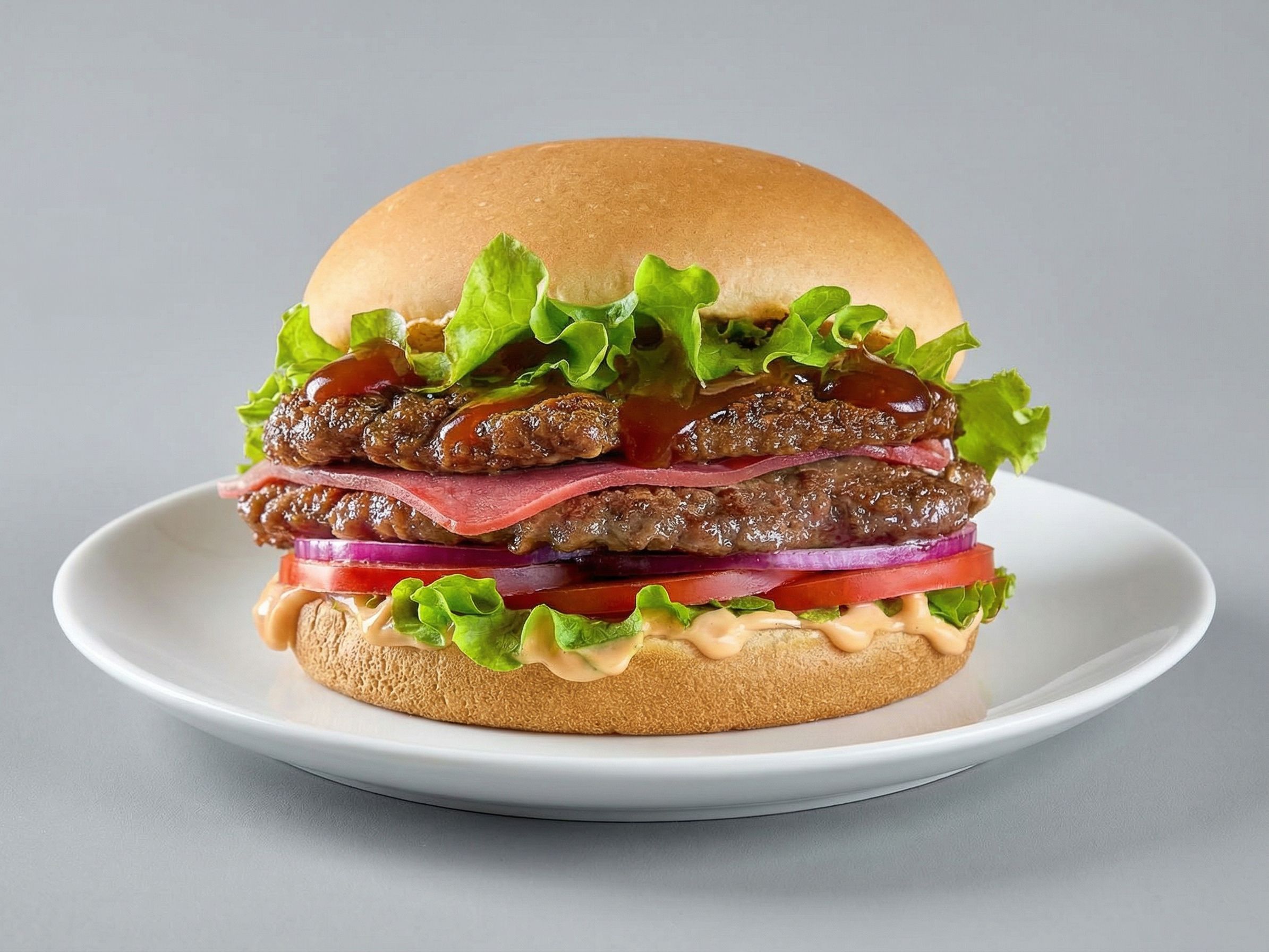 BBQ Smoked Beef Smash Burger