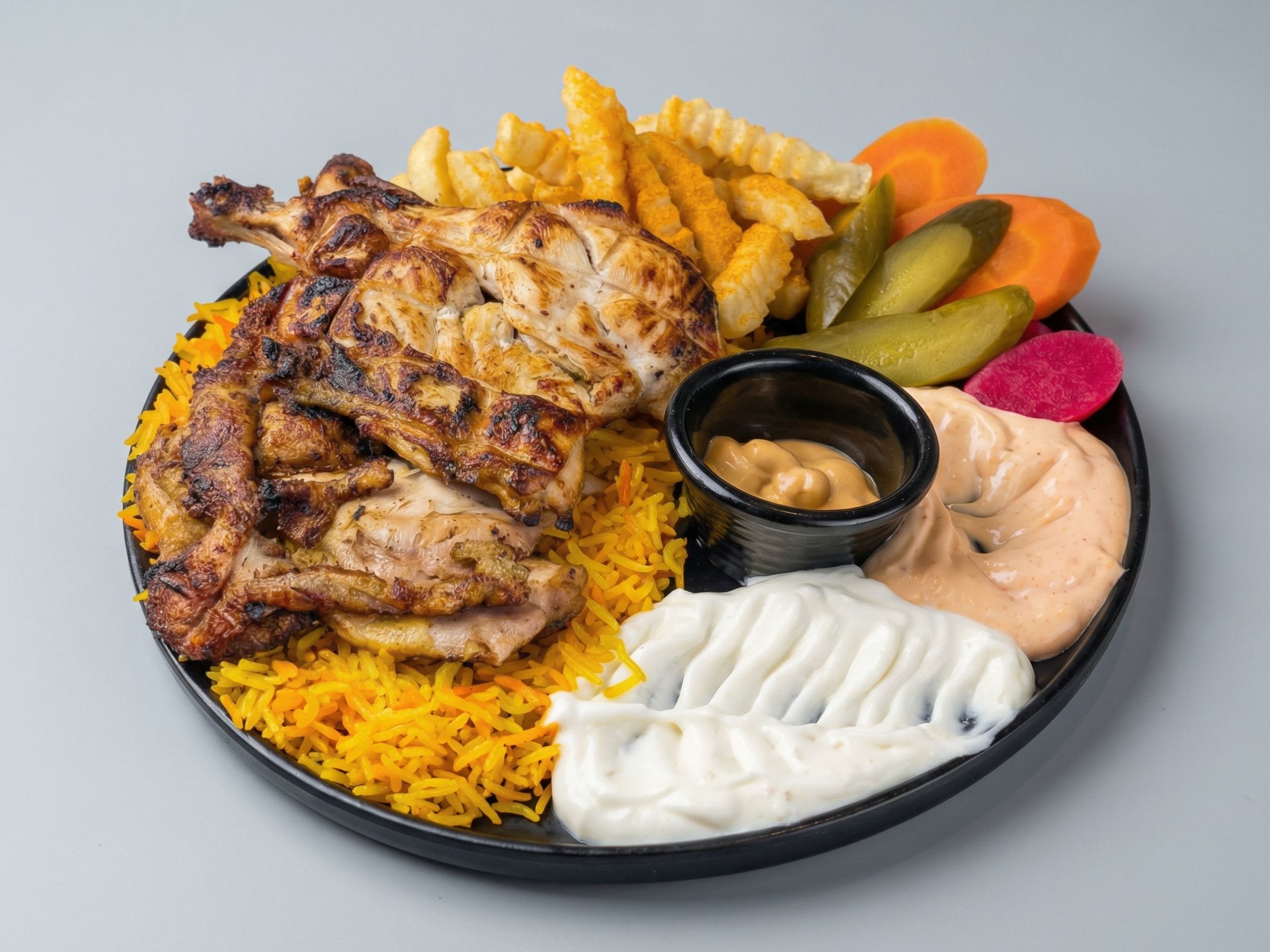 Half charcoal grilled Chicken