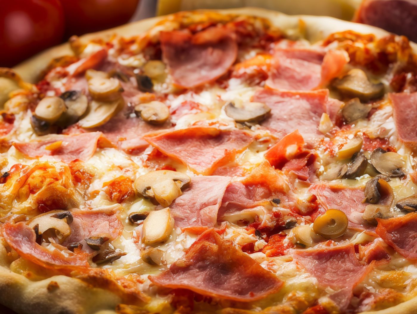 Pastrami pizza