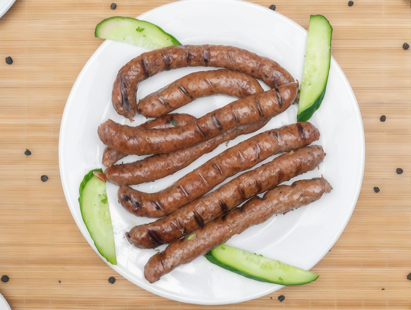 1/4 baladi sausage with basmati rice meal