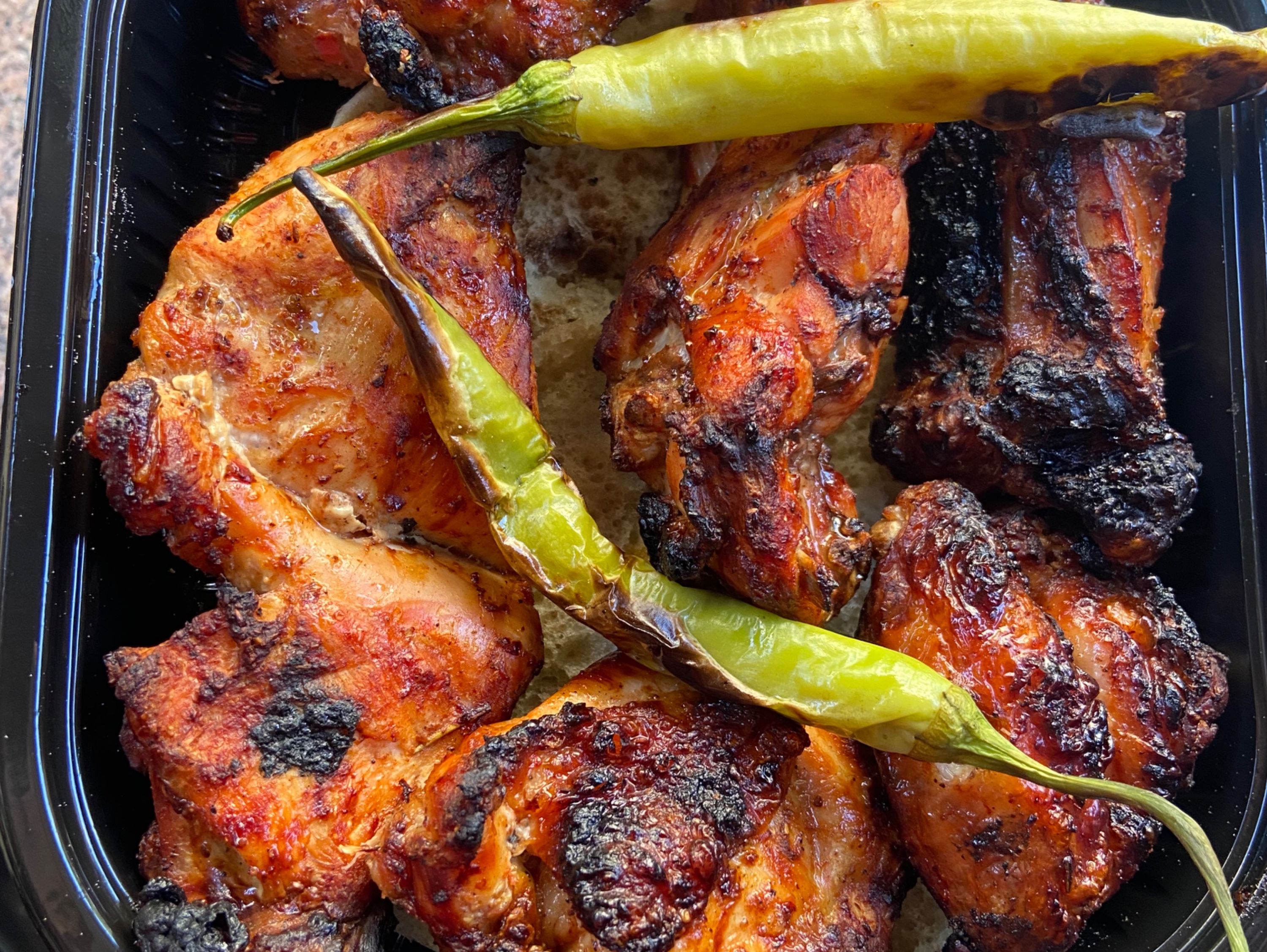Half Grilled Chicken