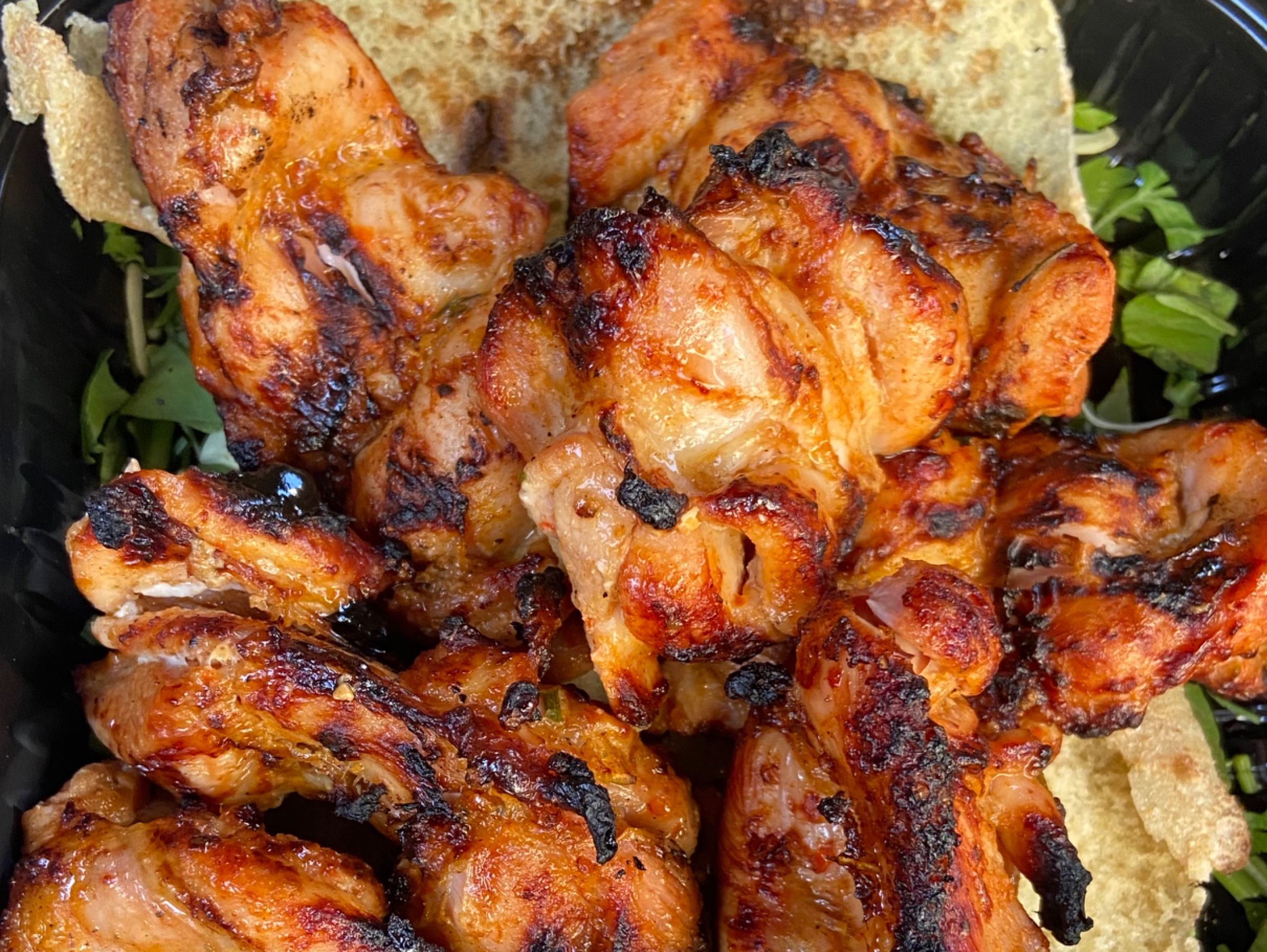 Half Grilled Shish Tawook