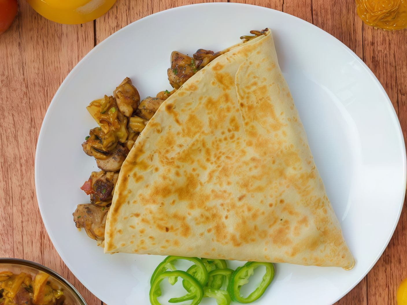 Chicken Shawarma Crepe