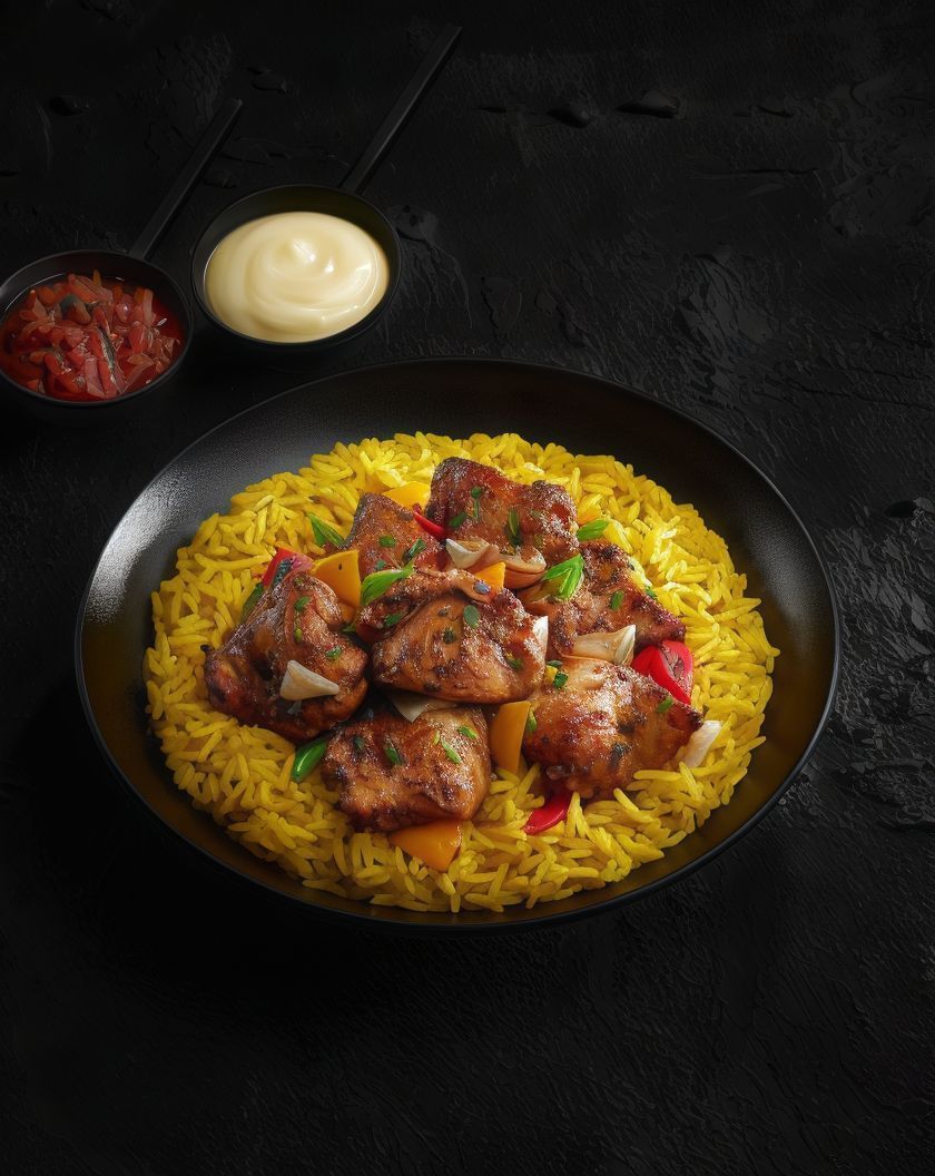Shish Tawook Rice Dish