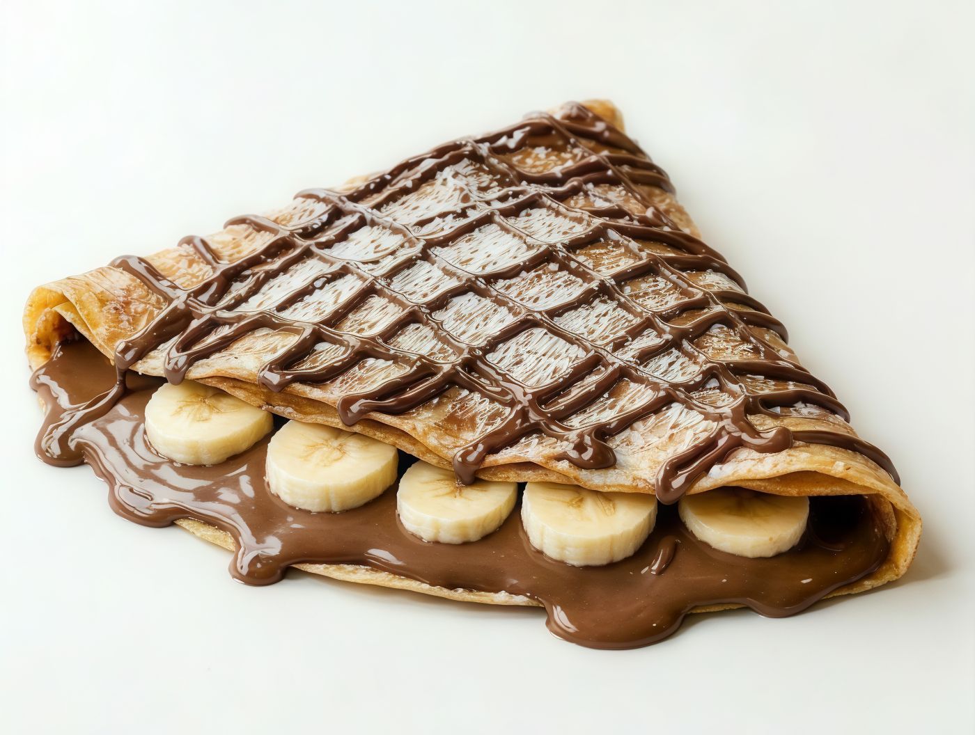 Chocolate and Banana Crepe