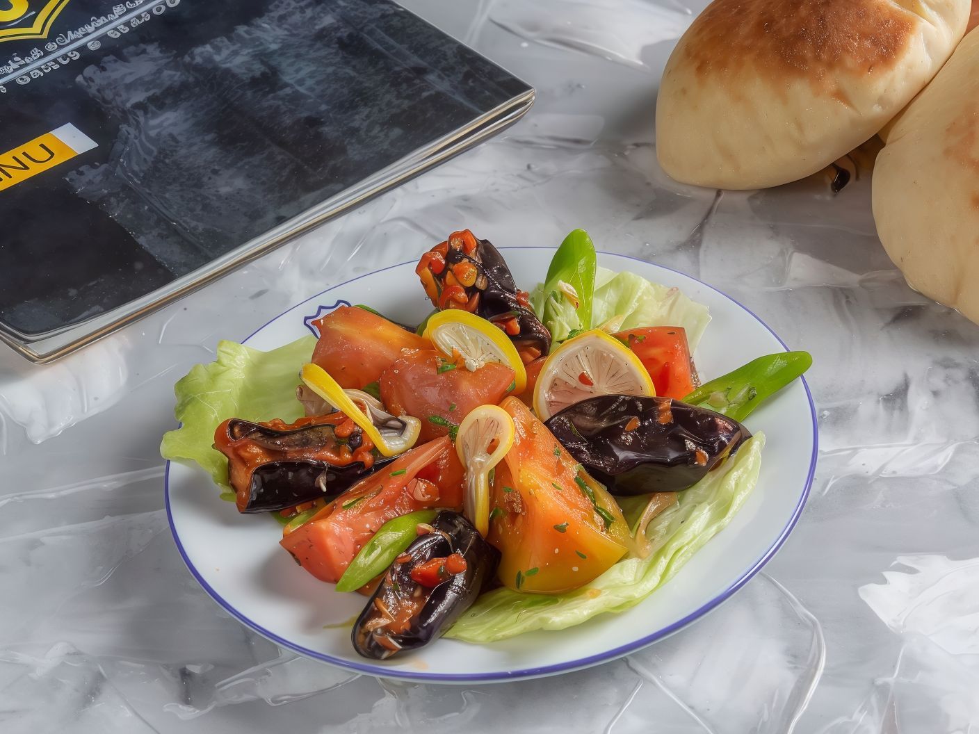 Marinated Eggplant Salad
