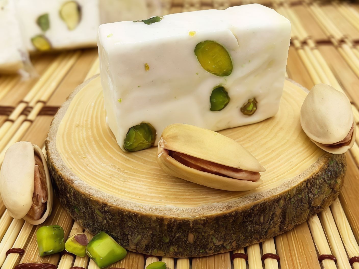 نوجا فستق وسط