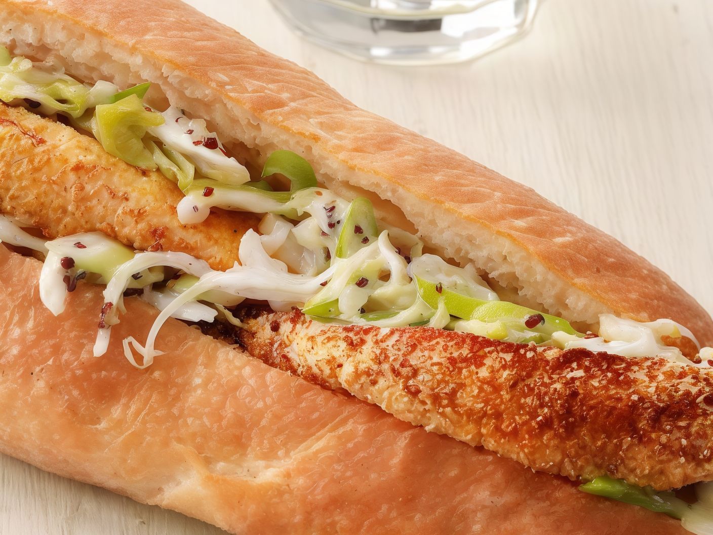 Fried Fish Fillet Sandwich