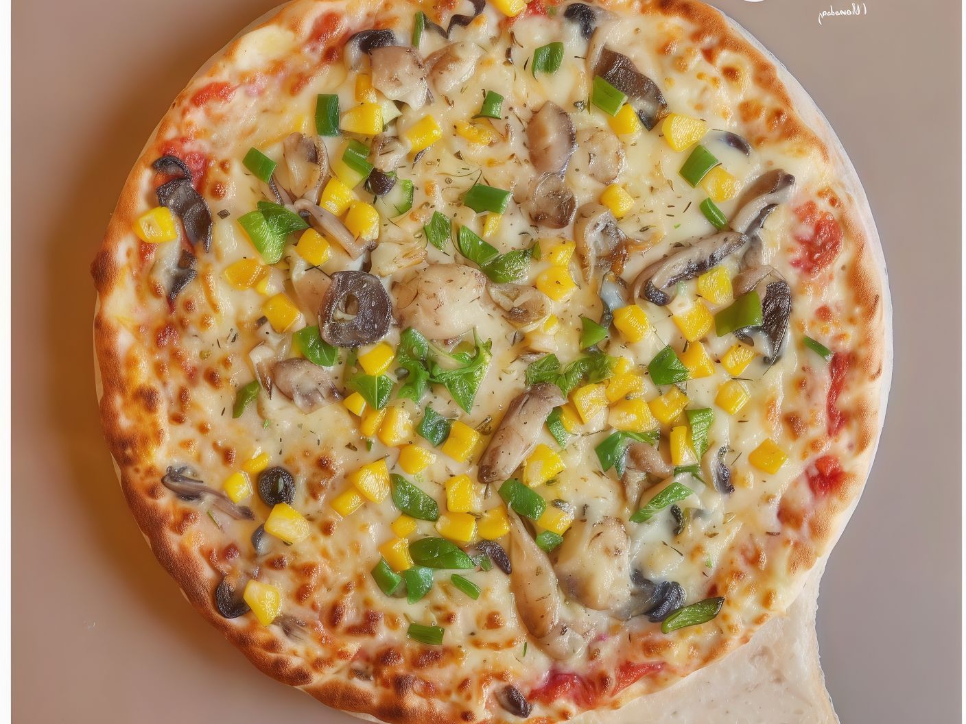 Vegetable Pizza Man'oushe
