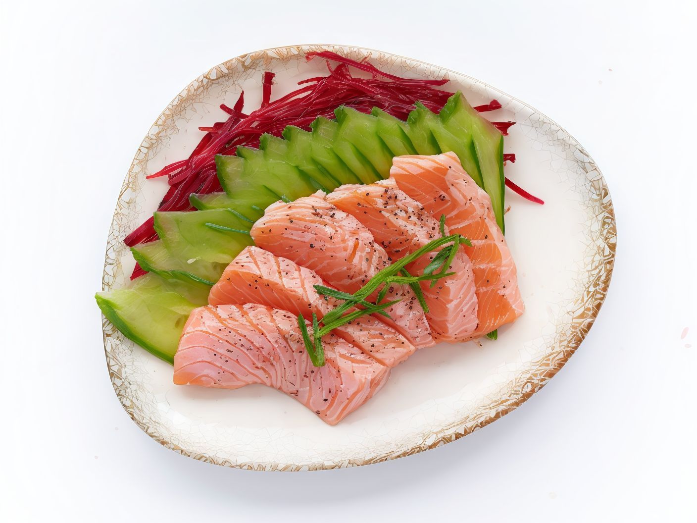 Salmon Tataki Sashimi
