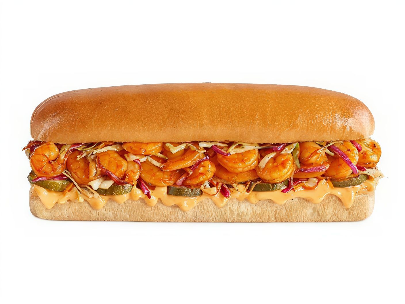 Grilled Shrimps Sandwich