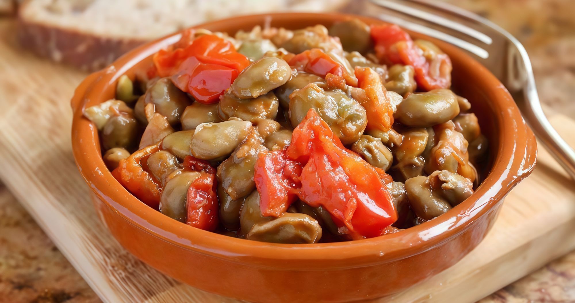 Bean casserole with sausage