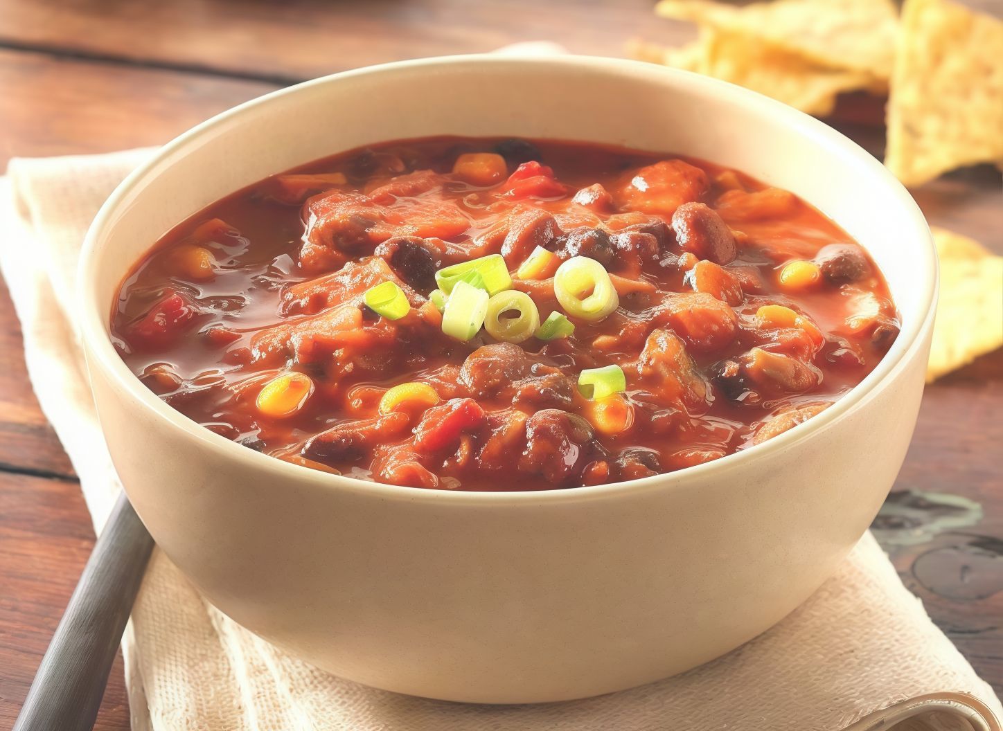Bean mix meat casserole