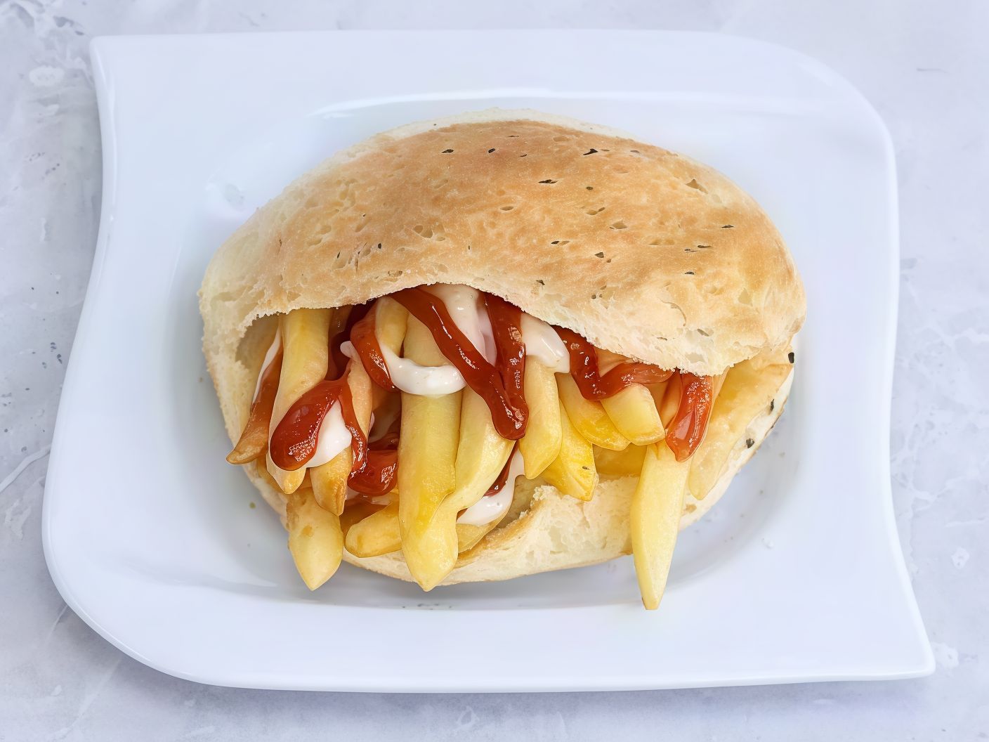French fingers sandwich