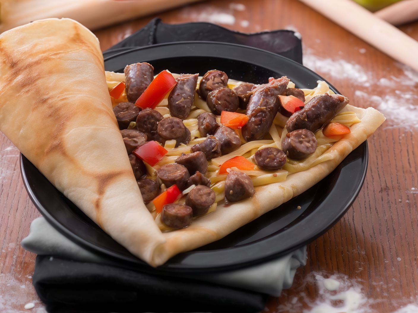 Sausage Crepe