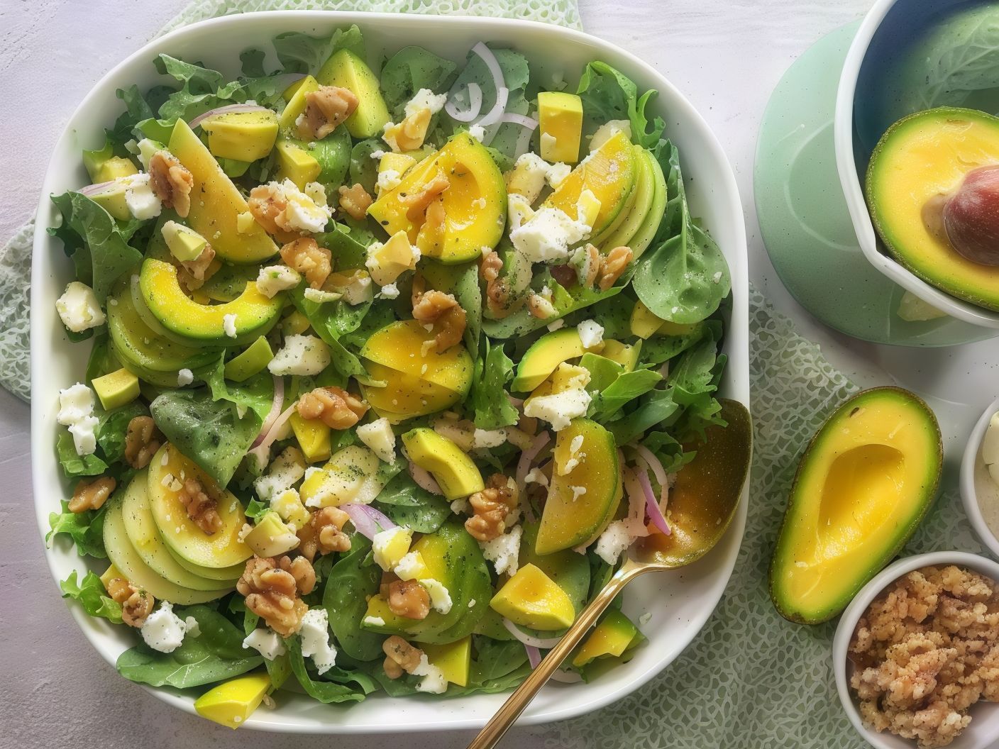 Rocket Avocado Salad