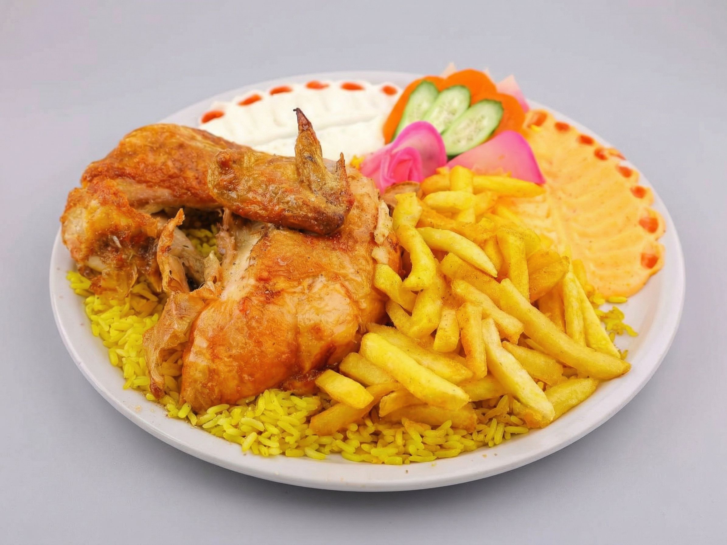 Half Grilled Chicken